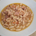 El cooksnap de Cristin cuando hizo Calamares con garbanzos.