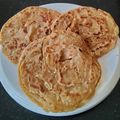 Meenakshi Ramesh's cooksnap of when they made தலைப்பு : கோதுமை பரோட்டா.