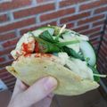 El cooksnap de Alicia Carrillo cuando hizo Pita sándwich de hummus y pepino🥙🥙.