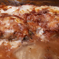 El cooksnap de Adriana Steinhardt cuando hizo Lasagna de berenjenas y pencas se espinaca, con salsa blanca..