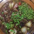 Cooksnap Cempaka Putih semasa beliau membuat Resepi Sup Daging Sedap.