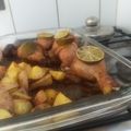 El cooksnap de Rebeca Bolaño cuando hizo Pollo al horno con especias.