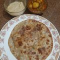 স্বর্নাক্ষী চ্যাটার্জি 's cooksnap of when they made আলুর পরোটা (Aloor paratha recipe in Bengali).