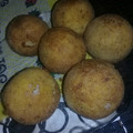 El cooksnap de Daiana cuando hizo Bombas de papa rellenas con queso.