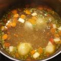 angéla Cooksnap-ja, amikor elkészítette a(z) Zöldborsós csirkeleves vajgaluskával receptet.
