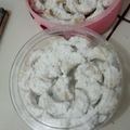 Cooksnap dari Elwi Datini untuk resep Putri Salju keju mede