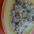 El cooksnap de Yolanda Albarracín cuando hizo Risotto con champiñones y bacon.