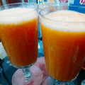 El cooksnap de Shirley cuando hizo Un súper batido de zapallo y mandarina!!.
