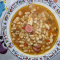 El cooksnap de Eloy Herrero Zaragoza cuando hizo Alubias blancas con pollo y chorizo.