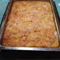 El cooksnap de Mariana Iglesias cuando hizo Torta "Haragana"de manzana.