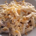 El cooksnap de Alejandra CB cuando hizo Macarrones con pollo y champiñones.