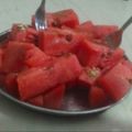 Anupa Prajapati's cooksnap of when they made મસાલા તરબૂચ (Masala Watermelon Recipe In Gujarati).
