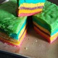 Cooksnap dari esty hay_ untuk resep Rainbow cake kukus