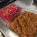El cooksnap de Laura Davila cuando hizo Cochinita pibil.
