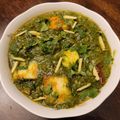 Kumkum Chatterjee's cooksnap of when they made Cottage Cheese In Spinach Gravy Palak Paneer.