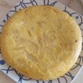 El cooksnap de Arantxa Dussán Dávila cuando hizo Tortilla de patata y cebolleta.