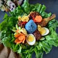 Cooksnap Dapoer Bunda Delizha semasa beliau membuat Nasi Lemak Biru (Si Bunga Telang).
