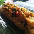 Cooksnap dari Gabriella Mareyke Londa untuk resep Nasi Bakar Ayam Suwir Bumbu Bali