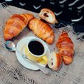 صورة من 🍓💞مطبخ ام ندى اماني🍓💞، شاركها بعد تجربة وصفة كرواسون المحلات 🥐🥐🥐🥐🥐