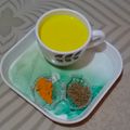 Falguni Shah's cooksnap of when they made હળદર અજમા વાળું દૂધ (દૂધ) (haldar Ajma Valu Milk Recipe In Gujarati).