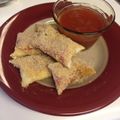 Margie Fincher's cooksnap of when they made Wonton Pizza Rolls.