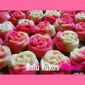Cooksnap dari Dapur Amalia Rizki untuk resep Bolu pelangi mawar kukus