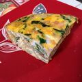 El cooksnap de Faby Chv cuando hizo Quiche de espinacas con costra de papas.