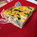 El cooksnap de Faby Chv cuando hizo Quiche de espinacas con costra de papas.
