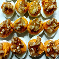 El cooksnap de Elenamadalena cuando hizo Huevos de codorniz rellenos de crema de sobrasada y miel.