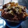  Chef Richa pathak. का कुकस्नैप जब उन्होंने बादाम का हलवा (badam ka halwa recipe in Hindi) बनाया था।