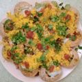 Pooja Vora's cooksnap of when they made દહીં પૂરી (Dahi Poori Recipe In Gujarati).