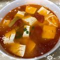 毛睿禎 的 意外好喝の蕃茄豆腐湯～ cooksnap