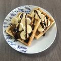 El cooksnap de Dagoberto cuando hizo Waffles de avena (1+1+1).