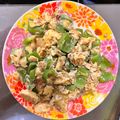 Amber Chen 的 簡易蔬食-青椒炒蛋 cooksnap