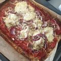 Apaczeller Annamária Cooksnap-ja, amikor elkészítette a(z) Keto pulykamell pizza receptet.