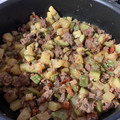 El cooksnap de Charly Yarce cuando hizo Calabazas con carne molida.