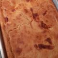 El cooksnap de Lorena del Ducca cuando hizo Torta de jamón y queso, masa licuada.