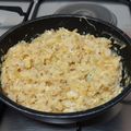 El cooksnap de Ines Monge Rubio cuando hizo Bacalao a bras fácil (con patatas paja de bolsa).