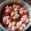 Cooksnap dari cotton candy untuk resep Bolu kukus mekar motif semangka