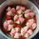 Cooksnap dari cotton candy untuk resep Bolu kukus mekar motif semangka