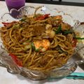 Cooksnap Nor Hazwani Zanil semasa beliau membuat Mee Goreng Simple.