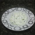El cooksnap de Cesar Figuera cuando hizo Tzatziki (salsa de pepino y yogur griego).