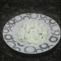 El cooksnap de Cesar Figuera cuando hizo Tzatziki (salsa de pepino y yogur griego).