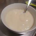El cooksnap de Mariano Martínez cuando hizo Crema de maicena en microondas sin azúcar.