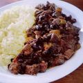 El cooksnap de Glaucia Irene cuando hizo Feijoada.