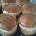 El cooksnap de Maria Alejandra Blatnik cuando hizo Pan Dulce Clásico con capa almendrada.