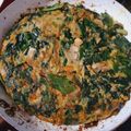 El cooksnap de Rosario Valenzuela cuando hizo Tortilla de espinaca..