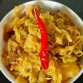 স্বর্নাক্ষী চ্যাটার্জি 's cooksnap of when they made বাঁধাকপি ঘন্ট (Bandhakopi ghonto recipe in Bengali).