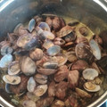 El cooksnap de Begoña G cuando hizo Almejas a la marinera.