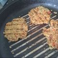 El cooksnap de Gabriela Valente cuando hizo Hamburguesas de Lentejas.